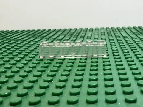 VTG LEGO Trans-Clear Brick 1 x 6 w/‘Pat Pend’ Legoland 374 376 730 371 372 #3009