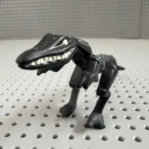 LEGO Dinosaur Mutant Lizard Minifigure Black Dino Jurassic 2010 7294