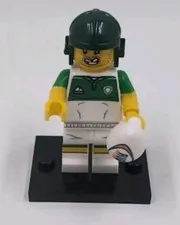 LEGO Rugby Player mini figure w/ Ball 71025 Series 19 Minifig New No Package