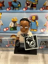LEGO The Simpsons Series 2 Dr. Hibbert minifigure Leaflet Baseplate 