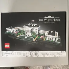 LEGO Architecture 21054 The White House 1483pc 18+ Complete Set
