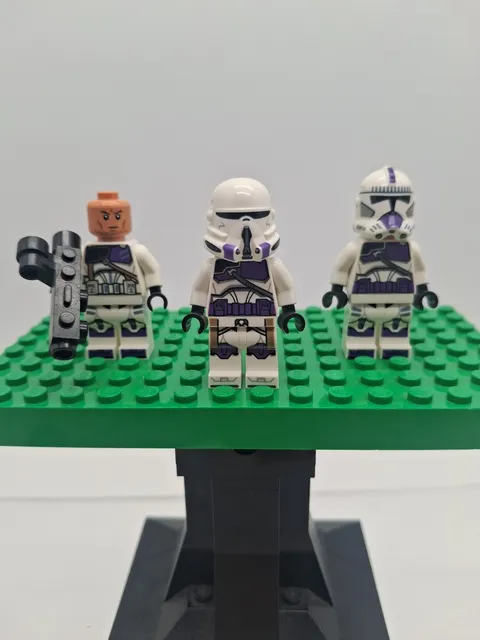 LEGO Star Wars 187th Legion Phase 2 Clone Troopers - Lot of 3 Minifigures