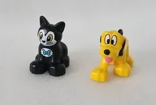Lego Duplo Disney Pluto and Figaro Couple Mini Figures Replacement Lot of 2