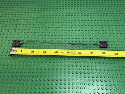 LEGO 9V Electric Wire with Brick 2x2x2/3 End 26L 8 2/8" 21cm 8483 1351#5306bc026