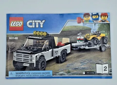Lego City 60148 ATV Race Team (Book 2) Instructions Manual Only 2017 Retired
