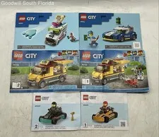 Lot Of 6 Pcs Lego City 60315 60312 60150 60400 60401 Instruction Manuals Booklet