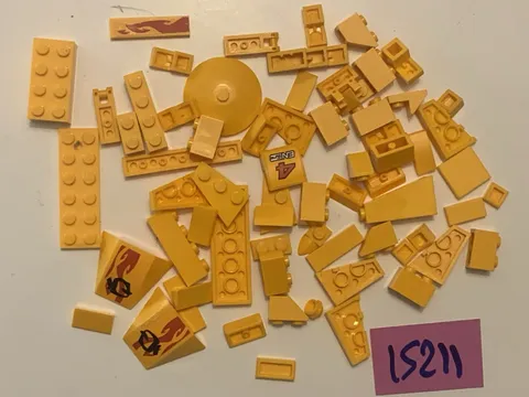 Lego Parts Lot Light Orange