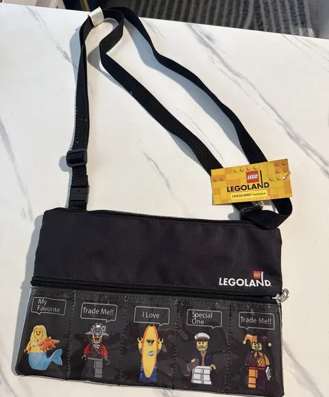 LEGO Land Mini Figurine Crossbody Trading Bag - New With Tags