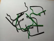 LEGO BULK LOT 13 MINIFIGURE WEAPON WHIP PLANT VINE #2488 BLACK GREEN