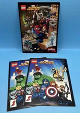 2012-14 Lot of Three (3) Lego Marvel Comic Books - Spider-Man, Avengers