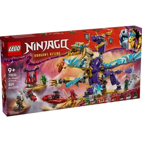 LEGO NINJAGO Arc Dragon of Focus Building Set 71836 869 Pieces Ages 9+ New