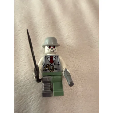 LEGO Monster Fighters Major Quinton Steele Minifigure mo005 Hat Sword Gun