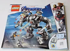Lego 76124 Marvel Avengers Instruction Book Only