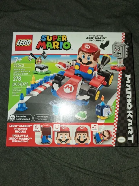LEGO Super Mario: Mario Kart - Interactive LEGO Mario & Standard Kart 72043