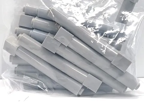 Lego 43888 Support 1x1x6 Solid Pillar Light Gray Lot of 16