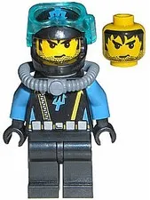 LEGO® Minifigure Aquazone aqu022 Aquaraider Diver 8
