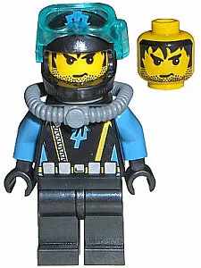 LEGO® Minifigure Aquazone aqu022 Aquaraider Diver 8