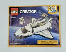 LEGO Creator~instruction Manual~#31066~2017~3 In 1 Space Shuttle Explorer