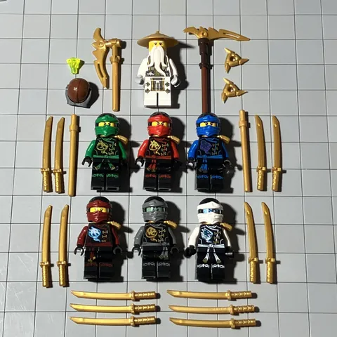 Lego Skybound Lot Of 10 Minifigures Ninjago Cole Zane Kai jay Nya  G2 61