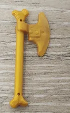 Lego 92691 & 53454 Pearl Gold Bone Long & Axe Head With Clip Ninjago Weapon