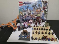 ULTIMATE MARVEL MINIFIGS LOT - Countdown To DOOMSDAY - LEGO - Rare-Custom