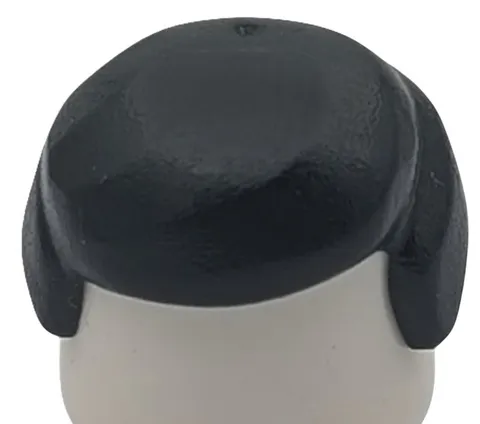 Lego Part 3901 HP Gregory Goyle Minifig HAIR Black Short Smooth Wig D420