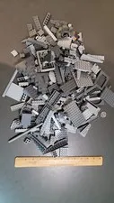 Lot of Misc. Grey Lego Pieces 1 lb. 7 oz. (Lot G-B)