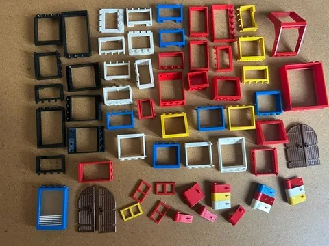 Lego Doors, Windows, Pieces, Misc. Bulk Lot