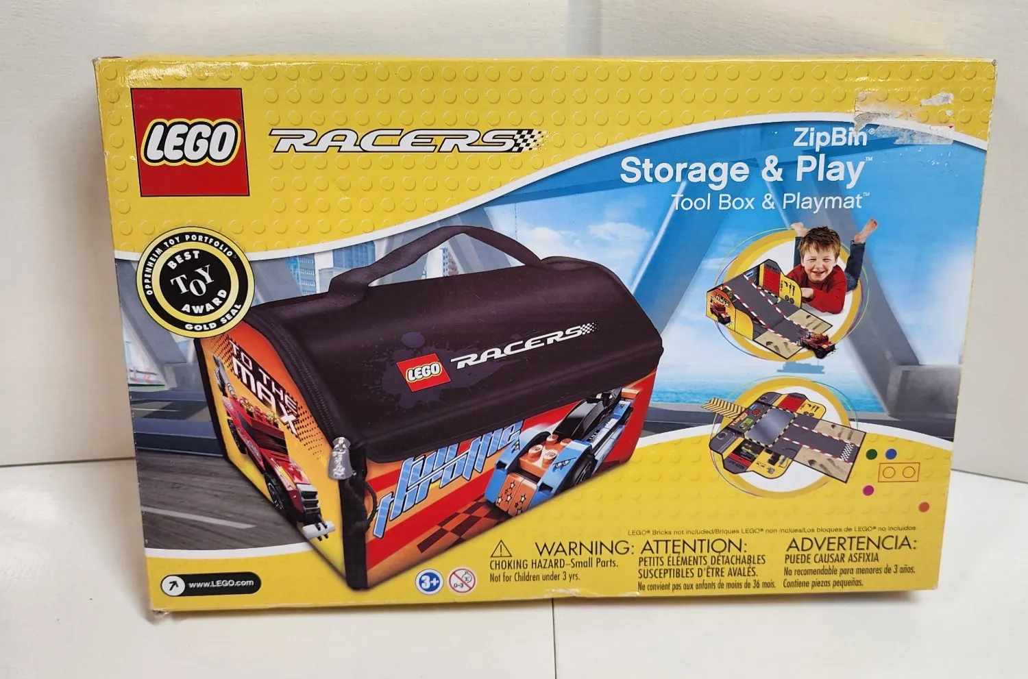 NEW Lego Racers Zip Storage and Play Playmat & Carrying Case 2009
