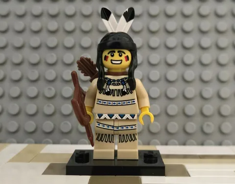 LEGO Indian Tribal Hunter Minifigure - 8683 Collectible Series 1 CMF