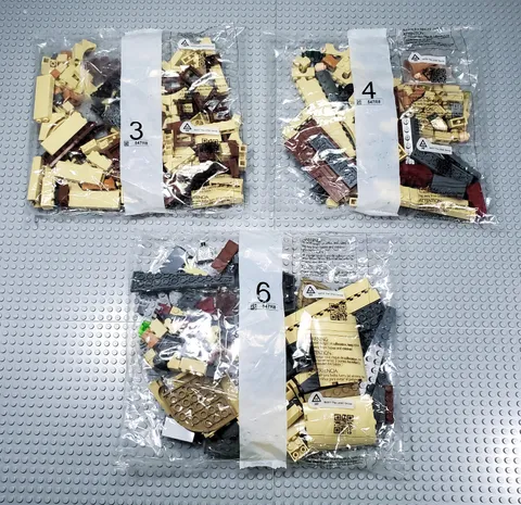 LEGO - 75954 Hogwarts Great Hall - Bags 3, 4 & 6 - 4 Minifigs - Read Description