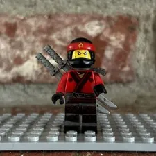 Kai with Katana Holder 10739 70606 70611 LEGO Ninjago Movie Minifigure Figure