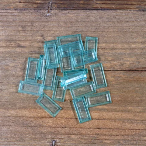 LEGO Trans Light Blue Tile 1 x 2 Part No. 35386 / 3069 Qty 20