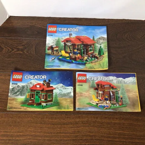 Lego Creator 31048 Instruction Manual Booklets ONLY - All 3 Books
