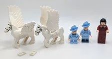 Lego Harry Potter Minifigures Fleur & Gabrielle Delacour Madame Maxime Pegasus