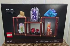 LEGO® Ideas 21362 Mineral Collection 3 Display Shelves Ages 18+ Adult Sealed....