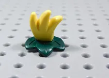 LEGO Pokemon Yellow w/ Dark Green Plant Minifig Banana BQ