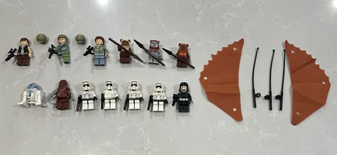Lego Star Wars 8038 Battle of Endor sw0235 sw0237 sw0238 sw0239 Minifigures Lot