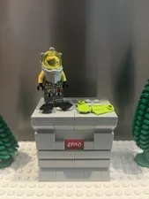 LEGO Minifigure ATLANTIS DIVER 7 atl023 Brains With Extra Flippers Nice!