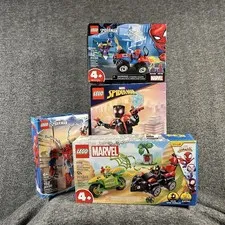 LEGO Marvel Spider-Man Bundle 4 Set Lot Sealed NIB Miles Mech Car Spin Electro