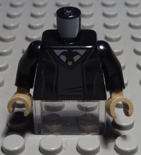 Lego figure accessories top torso black with decor from Harry Potter