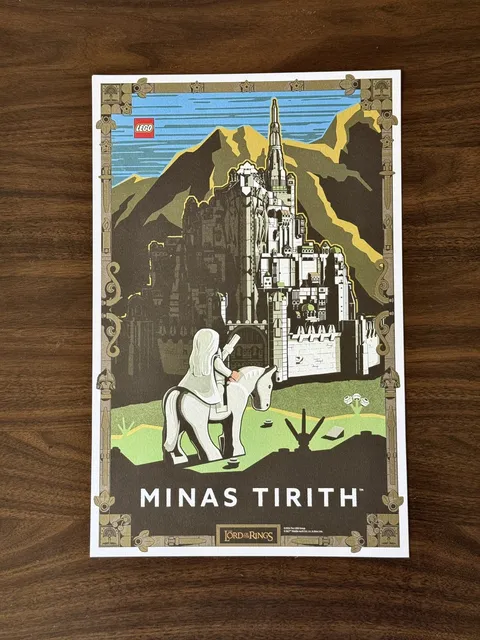 LEGO Lord of the Rings - Minas Tirith Launch Event Poster