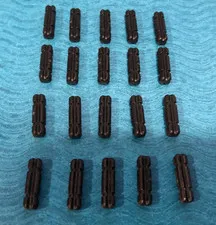 LEGO PART 32062 TECHNIC AXLE 2L NOTCHED 20 PIECES (BLACK)
