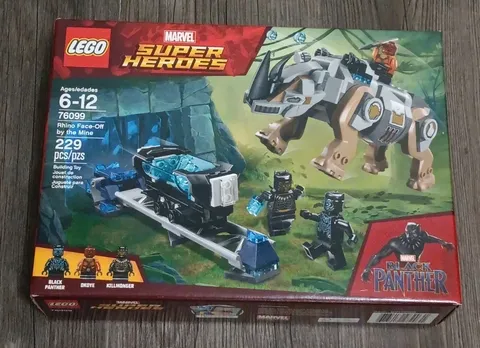 LEGO Marvel 76099 Super Heroes ,  Rhino Face-Off by the Mine 