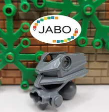 (S17 / 9 / 18) LEGO Bionicle 47312 Head Connector (Toa Metru) Grey