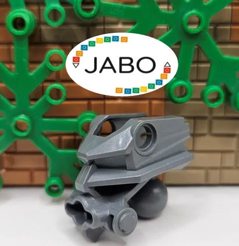 (S17 / 9 / 18) LEGO Bionicle 47312 Head Connector (Toa Metru) Grey