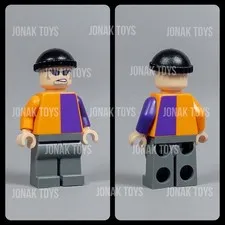 LEGO Batman 1 2006 Orange Suit Two-Face Henchman Custom Minifigure Bat006 (7781)