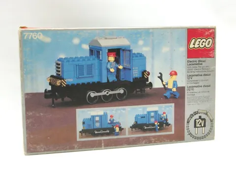 LEGO 7760 Electric Diesel Locomotive 1980 Vintage 12V Train 144 pcs Unopened