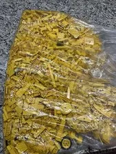 9+ Lbs Of Mostly Yellow Lego Bricks Nice Played Condition Cool Parts
