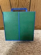 Vintage 1989 Lego Storage Carry Case Box Slide Lid Plates Container